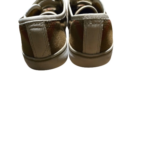 BURBERRY Kids White Nova Check Sneakers Casual Shoes Grip Strap EUR 31 - Picture 5 of 13